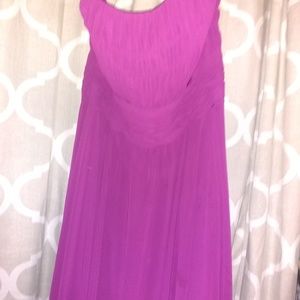 Strapless floor length formal/bridesmaid dress